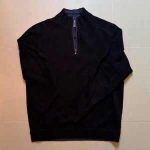 Tommy Bahama Black Zip-Up Sweatshirt